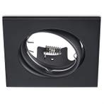 GU10 Inbouwspot Set - Mat Zwart - Inbouw Vierkant -, Metaal of Aluminium, Nieuw, Ophalen of Verzenden, Led