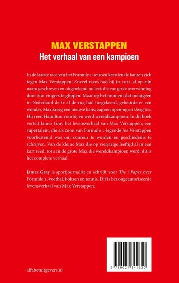 Max Verstappen 9789021341620 James Gray, Verzenden, Gelezen, James Gray