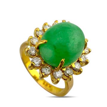 Ring - 18 karaat Geel goud, Exclusieve 18k geelgouden ring, Nieuw