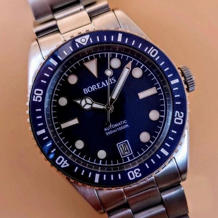 Borealis - Bull Shark V2 Date - BBSV2BC - Unisex - 2010-2020, Sieraden, Tassen en Uiterlijk, Horloges | Heren