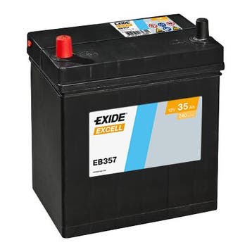 Exide Excell accu | EB357 | 12V 35Ah, Ophalen of Verzenden, Nieuw