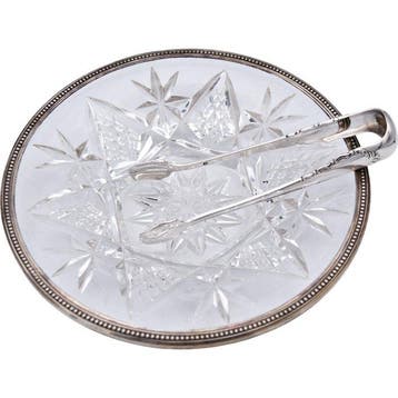 Dienblad - Voor snoep - .925 zilver, Antiek en Kunst