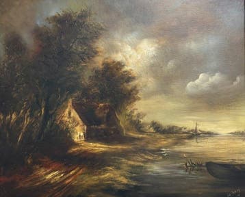 J. Libras (XX) - Hollands romantische landschap