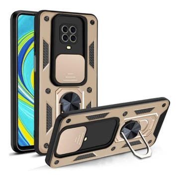 Xiaomi Redmi Note 10 (5G) - Armor Hoesje met Kickstand en, Verzenden, Nieuw