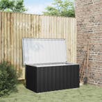 vidaXL Tuinbox 129x67x65 cm antraciet, Verzenden, Nieuw