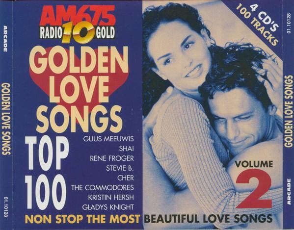 Various - Golden Love Songs Top 100 Volume 2 (Non Stop The M, Cd's en Dvd's, Cd's | Pop, Gebruikt, Ophalen of Verzenden