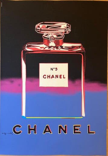 warhol andy - chanel marrone