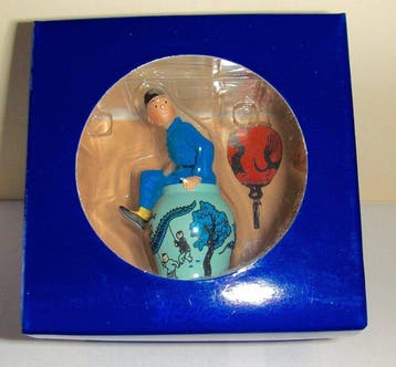 Beeldje - Diorama Moulinsart - Coffret scène Tintin, Nieuw