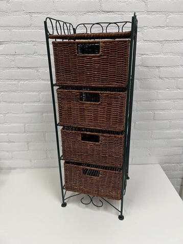 Ladekast - Brocante 4 - Laden Kastje - Metaal, Hout, Antiek en Kunst