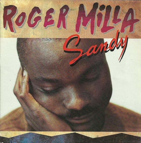 Single vinyl / 7 inch - Roger Milla - Sandy, Cd's en Dvd's, Vinyl Singles, Zo goed als nieuw, 7 inch, Wereldmuziek, Verzenden