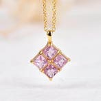 Zonder minimumprijs - Halsketting Zilver - Sapphire -, Nieuw