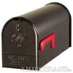 Amerikaanse Brievenbus / US Mailbox in zwart brons wit groen, Tuin en Terras, Nieuw