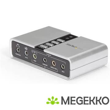 StarTech.com 7.1 USB Audio-adapter Externe Geluidskaart met, Computers en Software, Geluidskaarten, Verzenden, Nieuw, Startech