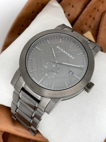 Burberry - Gunmetal Grey - Zonder minimumprijs - 9902 -, Nieuw