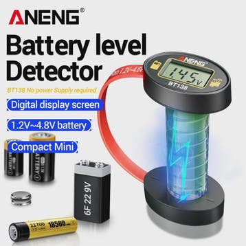 ANENG BT138 Universele Batterij Tester met LCD - Meet AA, AA, Verzenden, Nieuw