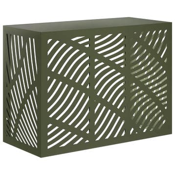 vidaXL Airconditioner hoes Olijfgroen 110 x 50 x 80 cm Staal, Verzenden, Nieuw
