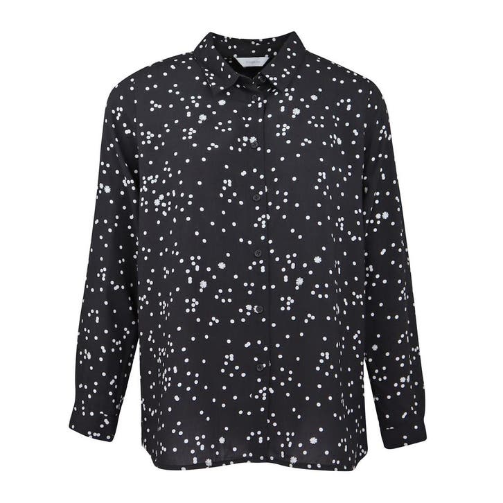 Frogbox • zwart witte blouse • 36, Kleding | Dames, Tops, Zwart, Nieuw, Maat 36 (S), Verzenden
