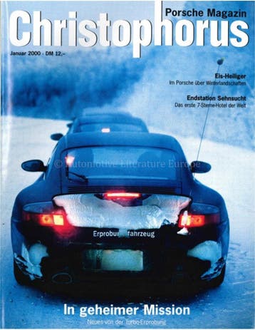 2000 PORSCHE CHRISTOPHORUS MAGAZINE 282 DUITS, Nieuw, Porsche, Author