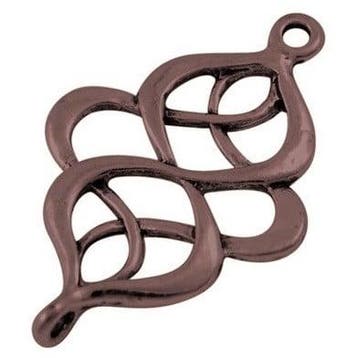 2 x Metalen tussenzetsel – rood koperkleur – 28 x 18 x 2, Ophalen of Verzenden, Nieuw, Tussenstuk of Tussenkraal