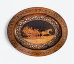 Decoratief dienblad - Italië - Sorrentijnse inleg, Antiek en Kunst
