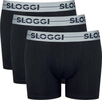 Sloggi Men Go 3Pack Short Zwart-XL (7), Kleding | Heren, Ondergoed, Verzenden