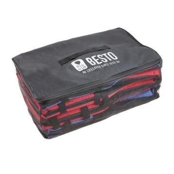Besto 4 Zwemvesten met Tas Allround 50N Volwassenen Rood en, Watersport en Boten, Ophalen of Verzenden, Nieuw