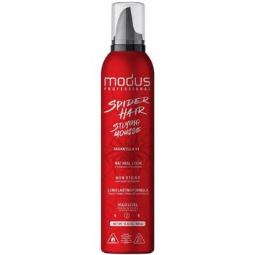 Modus Spider Hair Styling Mousse Hold Level 7 - 300ml, Ophalen of Verzenden, Nieuw, Gel, Wax, Haarlak of Mousse