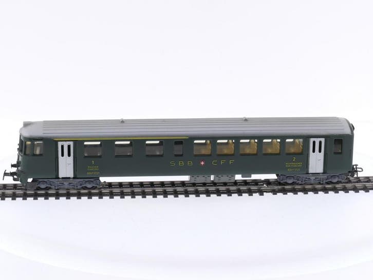 Schaal H0 HAG No. 421 Stuurstand AB 1721 van de SBB CFF #..., Hobby en Vrije tijd, Modeltreinen | H0, Wisselstroom, Overige typen