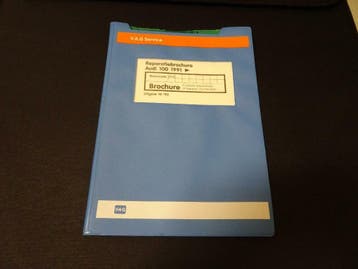 1990 Audi 100 5cil inspuitmotor 2 klepper reparatie handboek, Verzenden