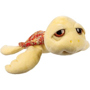 Suki Gifts Jules zeeschildpad knuffel - pluche - lichtgeel, Verzenden, Nieuw
