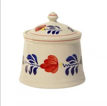 Boerenbont Suikerpot 0.35 l - Ø 10.5cm (Boerenbont servies), Huis en Inrichting, Keuken | Servies, Verzenden, Nieuw, Aardewerk