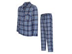 Veiling - Cappuccino Italia Alba Pyjama Blauw Geruit - XL, Nieuw