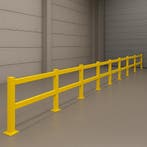 Modulair veiligheidshek van staal - Geel - Staal - 3,5 mm -, Verzenden
