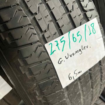 2 x Goodyear Wrangler 275-65-18 Zomerbanden 6,5mm, 18 inch, Gebruikt, 275 mm, Ophalen of Verzenden