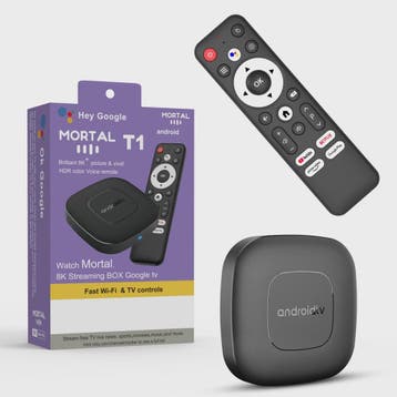 Android TV Box T1 Deluxe: 4K Streaming, Google Assistant & N, Verzenden, Nieuw