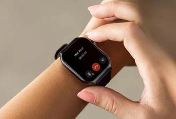 2dekans | Vlectro Smartwatch 2.0 - Rechthoekig - 2 inch HD -, Ophalen of Verzenden, Zo goed als nieuw, Zwart, Vlectro
