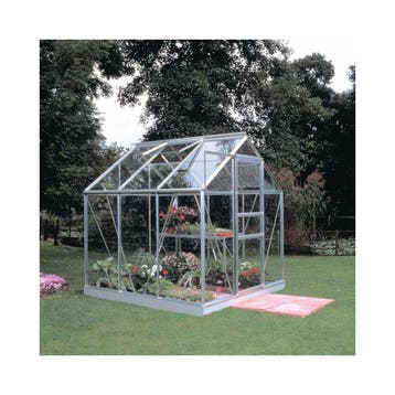 Halls Popular 66 tuinkas - blank aluminium, Tuin en Terras, Kassen, Verzenden, Nieuw