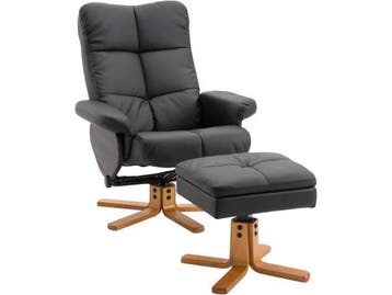 Veiling - HOMCOM relaxstoel tv-stoel 360° draaibare stoel m, Huis en Inrichting, Fauteuils, Gebruikt