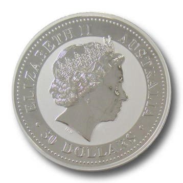 Lunar I - Year of the Pig - 1 kg 2007, Verzenden, Losse munt, Zilver
