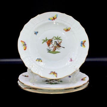 Herend - Exquisite Set of 3 Plates (17,5 cm) - Rothschild