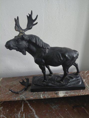 Pavel Alexandrovich Balandin (1912–1979) - sculptuur, Elch