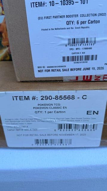 Pokémon - 3 Box, Nieuw
