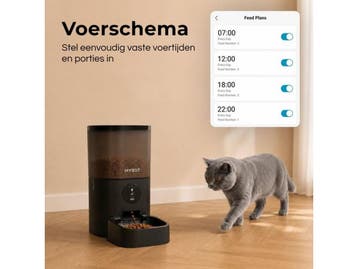 MYBOT P3 - Automatische Voerbak - App-bediening Spraakopname, Verzenden