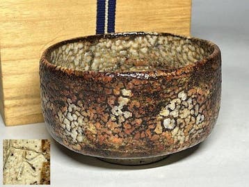 Masterpiece Shigaraki Ware Tea Bowl by Ryuzan Yamamoto
