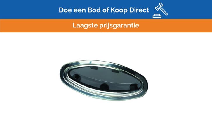 Bieden: Rutgerson Elliptical 450 x 195mm Opening, Watersport en Boten, Bootonderdelen, Kombuis en Sanitair, Nieuw, Zeilboot of Motorboot