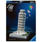 Iconics 3D-puzzel - Verlichte scheve toren van Pisa, Verzenden, Nieuw