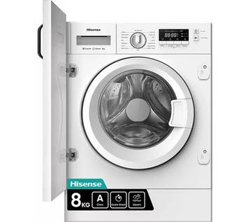 Hisense WF3M841BWI - Inbouw Wasmachine - 8 kg - 1400 tpm -, Ophalen of Verzenden, Nieuw, Voorlader, 85 tot 90 cm