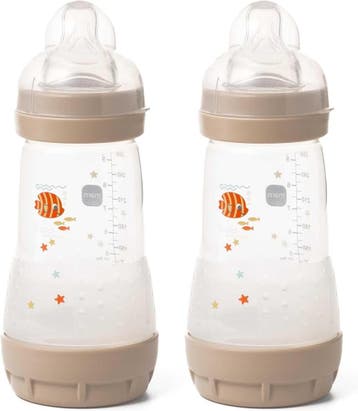 Babyflessen 260ml 2-stuks | Tweedekansje | OP=OP, Ophalen of Verzenden, Zo goed als nieuw, Overige typen