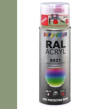 Dupli-Color Ral Acryl Ral 6021 Bleek groen Hoogglans 400 ml, Ophalen of Verzenden, Nieuw