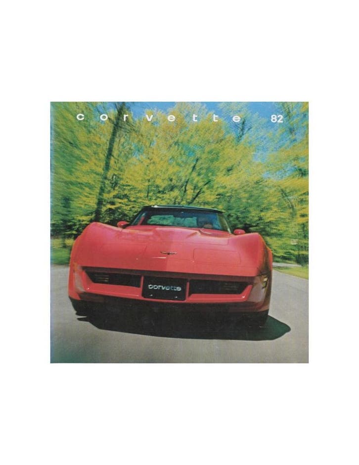 1982 CHEVROLET CORVETTE BROCHURE ENGELS, Boeken, Auto's | Folders en Tijdschriften, Chevrolet